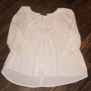 White Forever 21 blouse size M